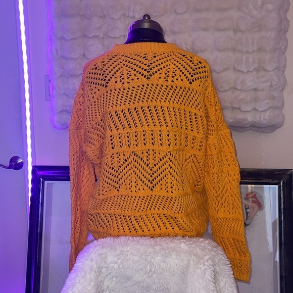 Rag and bone brand new with tags cotton blend knit crochet sweater it is NWOT - Picture 4 of 8